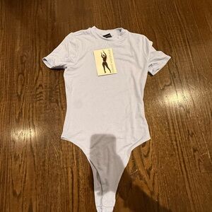 Light blue Short Sleeve Bodysuit